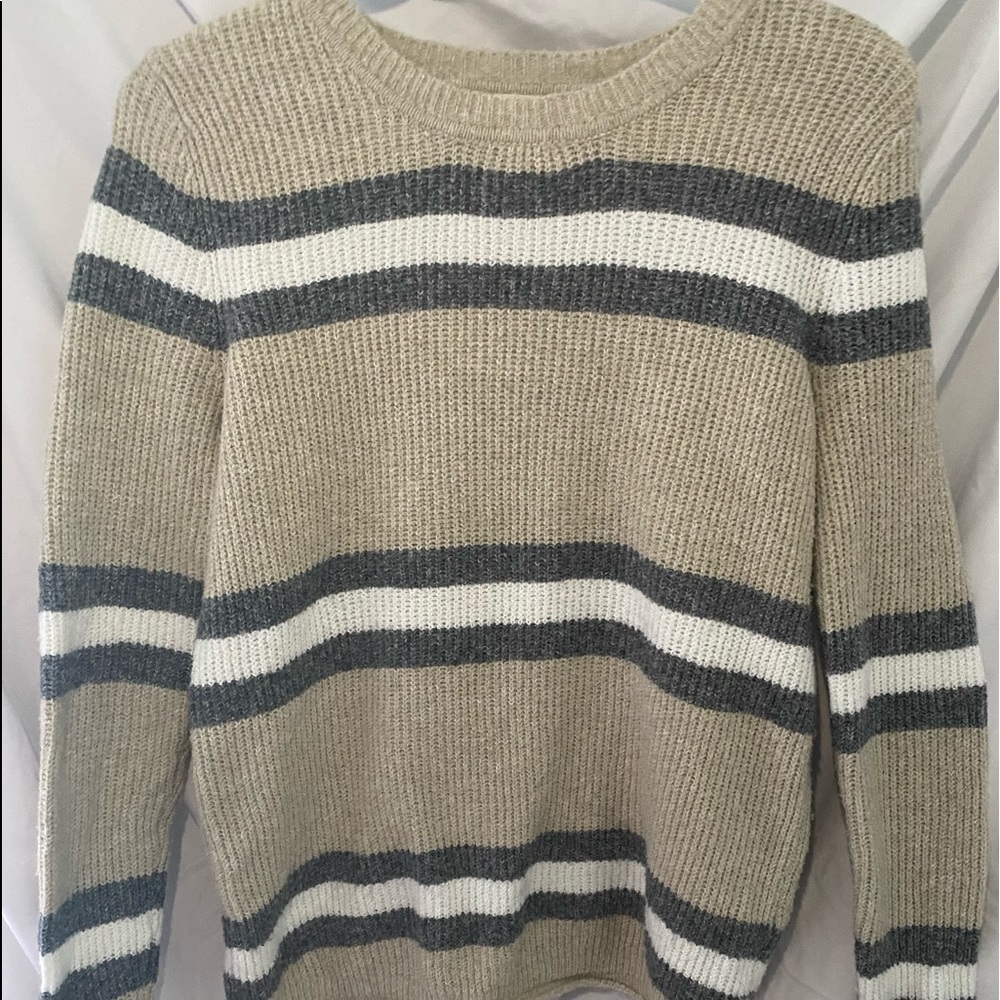 Pink Republic Multi-Colored Striped Sweater